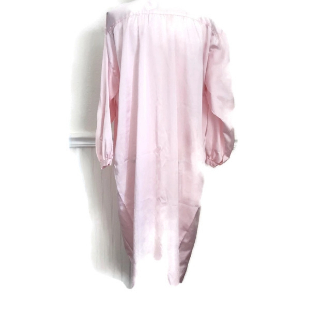Pink Ruffled Women's Vintage Feminine Lady Like  Nightgown Size Medium - Picture 3 of 4